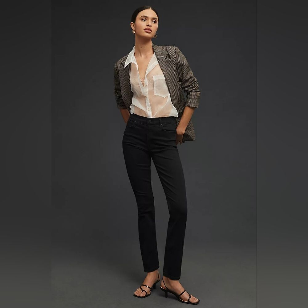 MOTHER The Dazzler Mid-Rise Straight Leg Jeans In Not Guilty Size 29 NWT